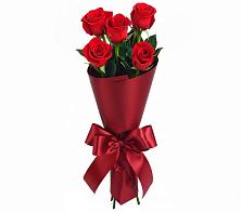 Букет 5 Красных роз Эдлесс Лав в Татарке