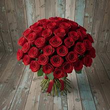 Букет 55 Красных роз Фридом #REPLACE_PRED# Татарке