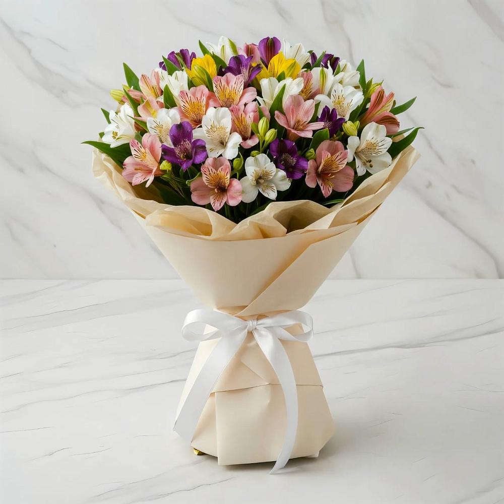 Букет цветов из: Альстромерии в Татарке