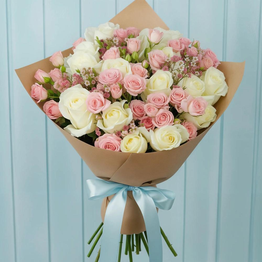 Букет цветов из: Розы в Татарке