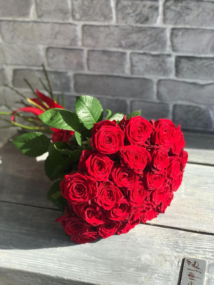 Букет Красные розы Фридом в Татарке
