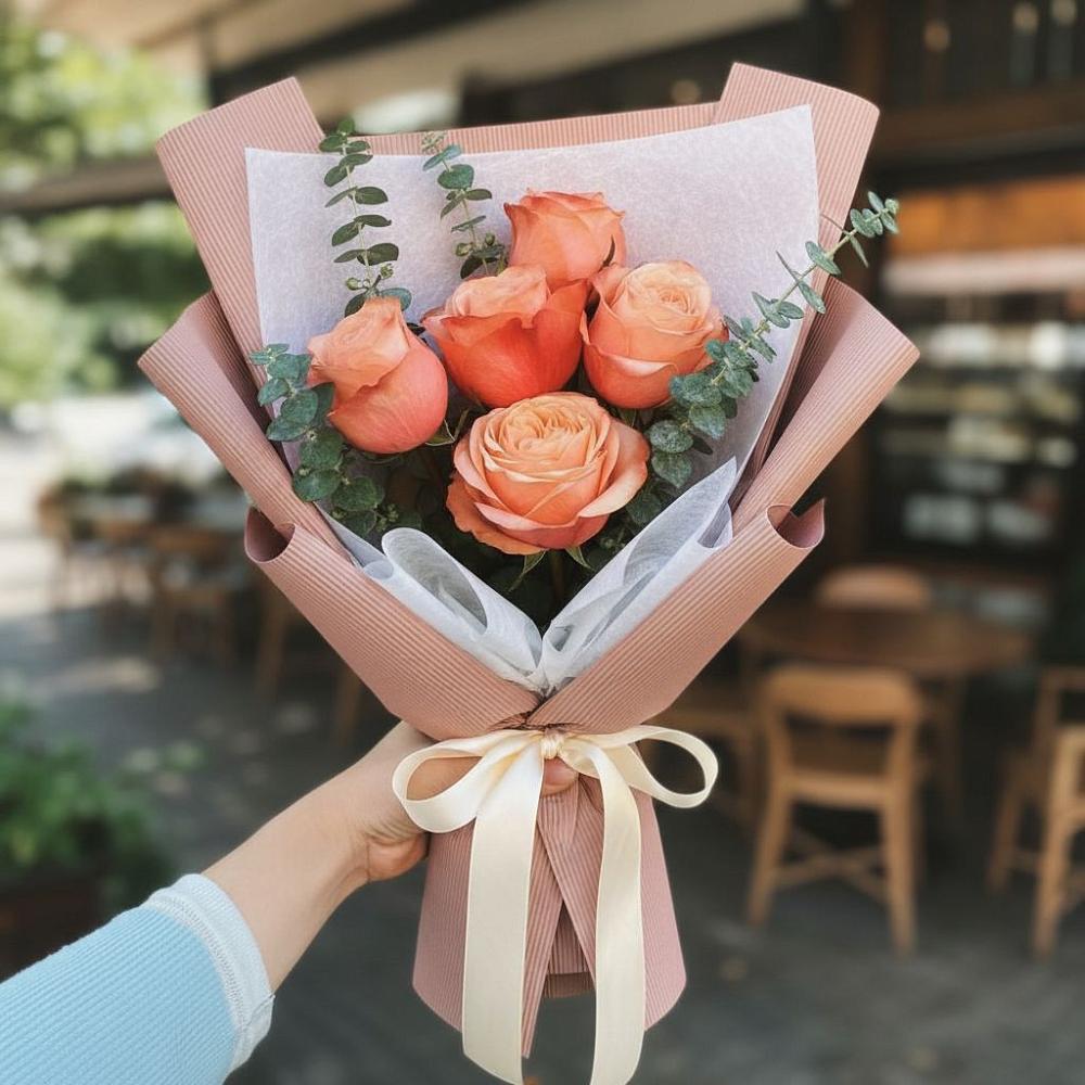 Букет цветов из: Розы в Татарке