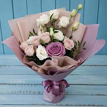 Букет цветов из:  Розы и Лизиантусы в Татарке