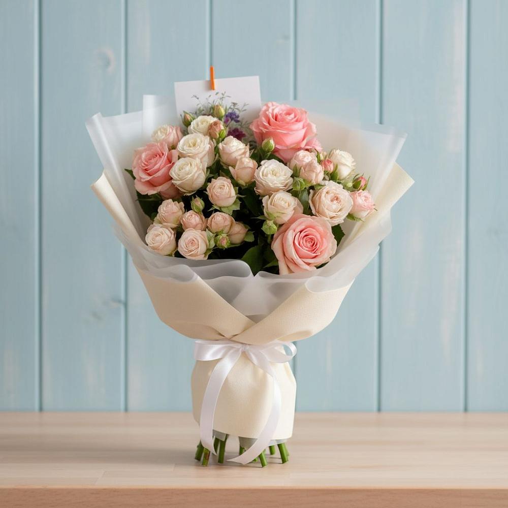 Букет цветов из: Розы в Татарке