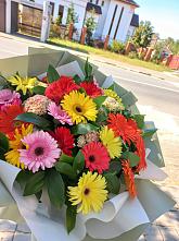 Букет цветов из:  Герберы #REPLACE_PRED# Татарке
