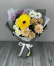 Букет цветов из:  Розы, Герберы и Хризантемы #REPLACE_PRED# Татарке