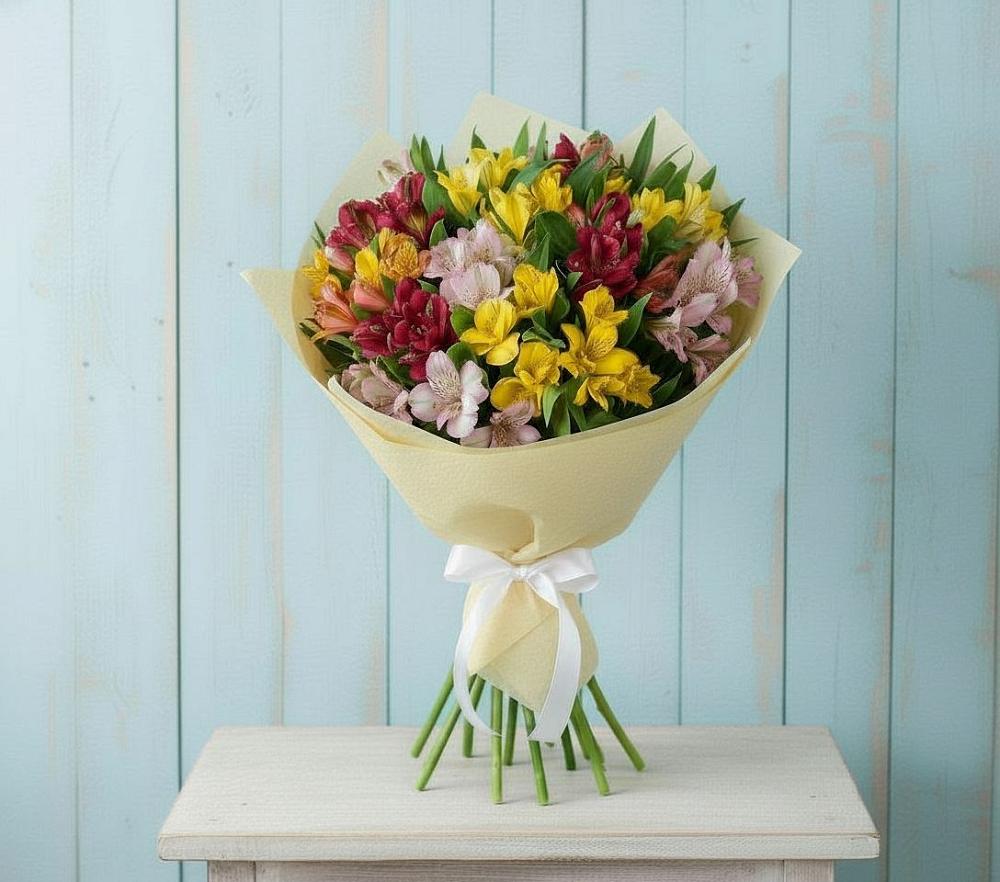 Букет цветов из: Альстромерии в Татарке