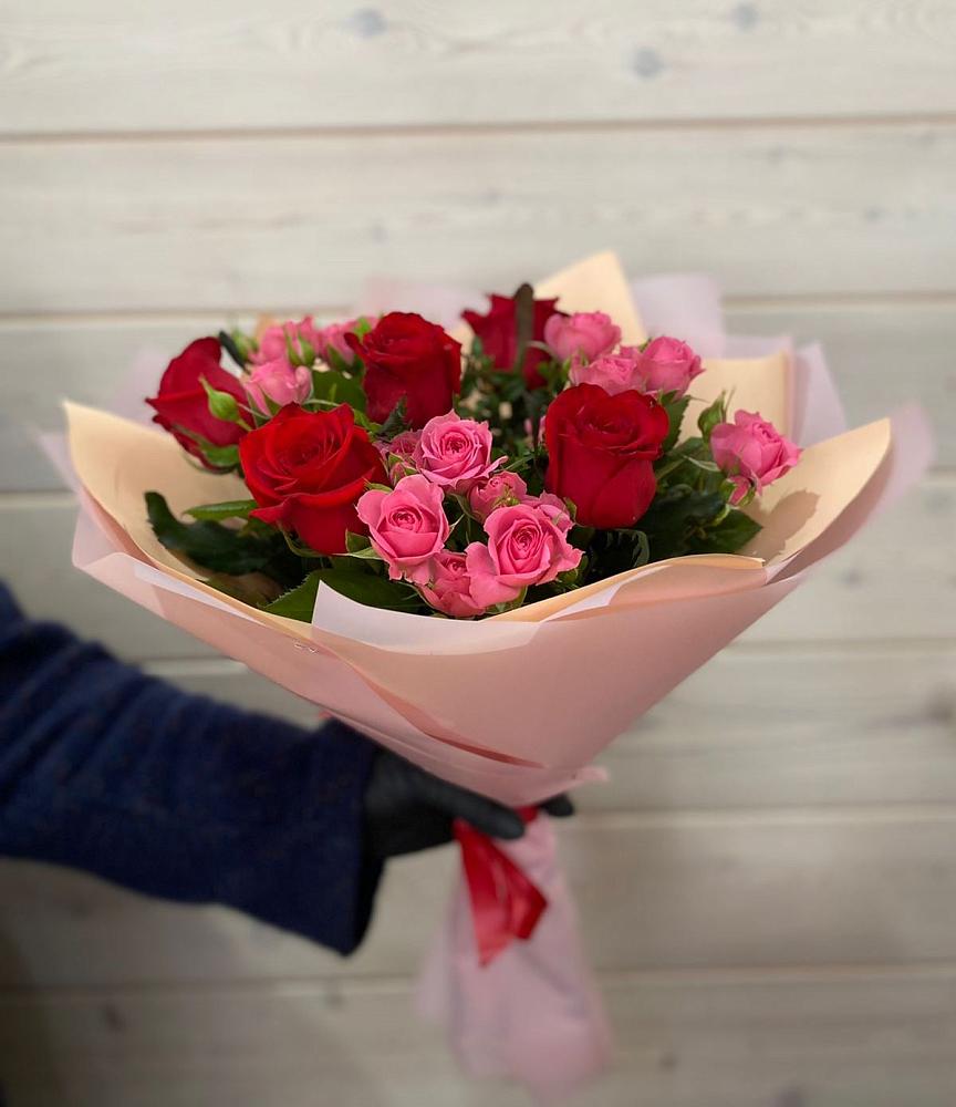 Букет цветов из: Розы в Татарке