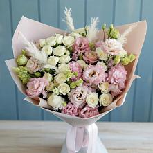 Букет цветов из:  Альстромерии и Розы в Татарке